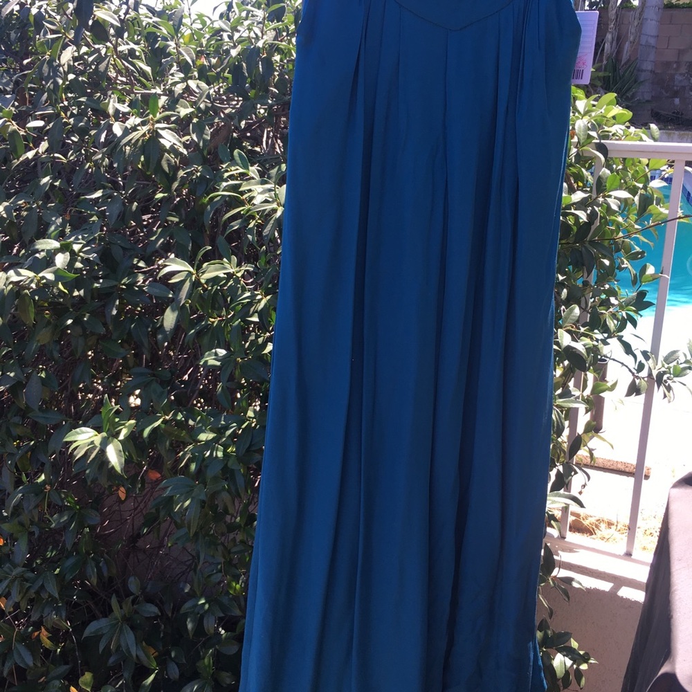 Anthropologie elevensies blue wide leg pants